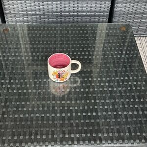 Floral Pink and White Mug